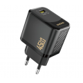 Tinklo įkroviklis 220V USB C 45W juodas (black) Dudao A28